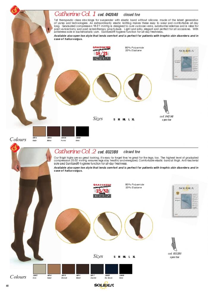 Solidea Solidea-medical-graduated-compression-hosiery-50  Medical Graduated Compression Hosiery | Pantyhose Library